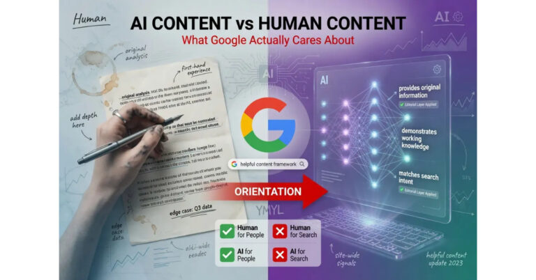 AI Content vs Human Content: What Google Actually Cares About