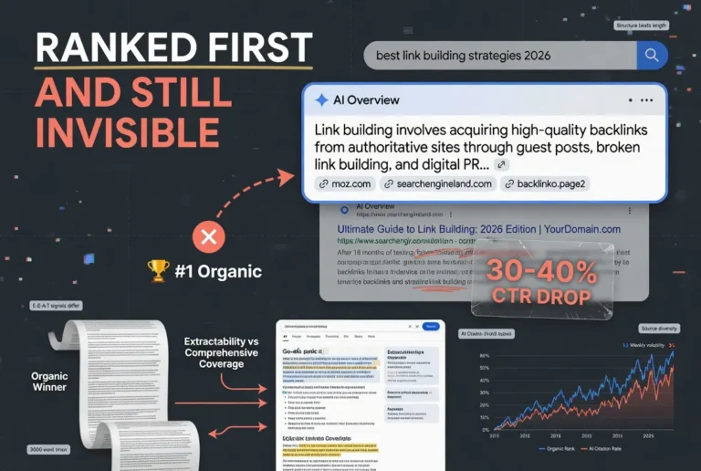 AI Overview Tracker: Why You’re Ranked #1 But Missing from AI Answers