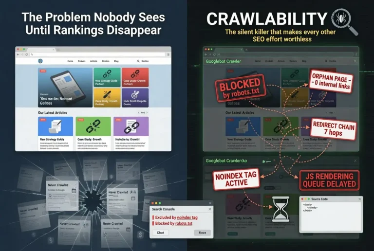Crawlability Problems and Issues: The Silent SEO Killer