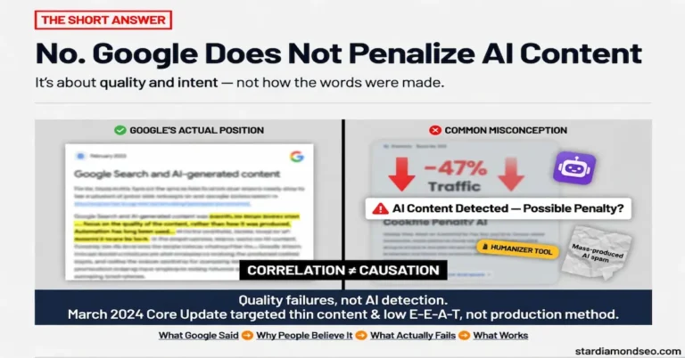 Does Google Penalize AI Content? What the Data Actually Shows