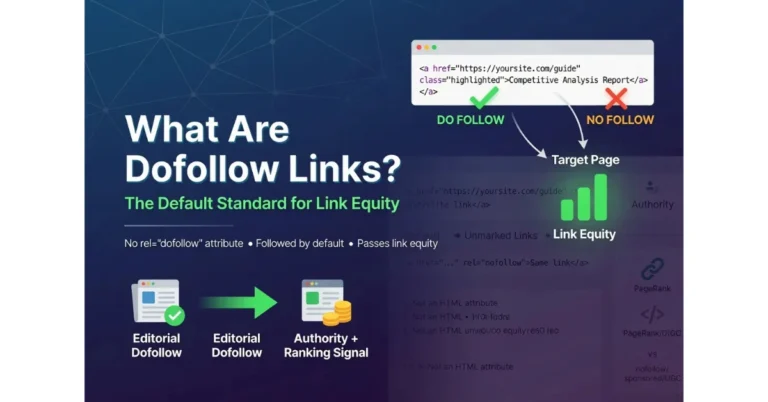 Image showing what are do follow links and link equity is distributed
