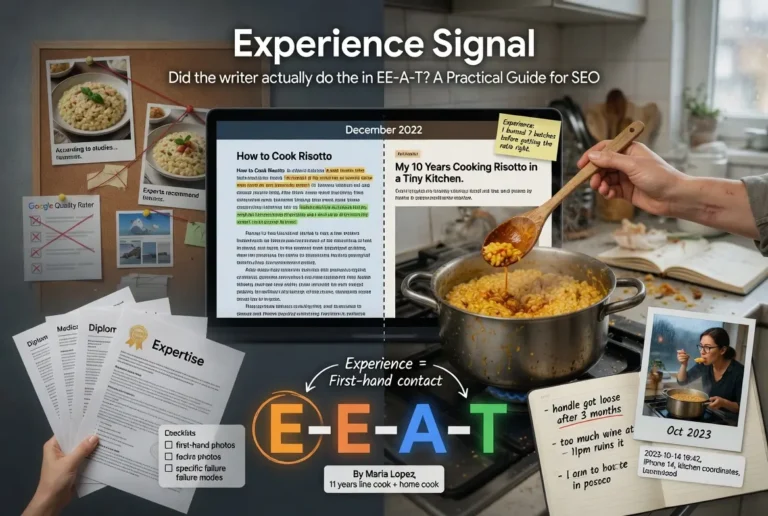 What Is the Experience Signal in E-E-A-T? A Practical Guide for SEO