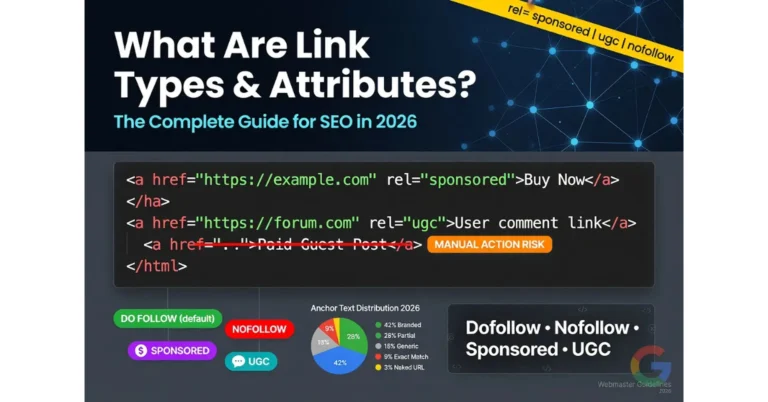 Image showing what are link types and attributes