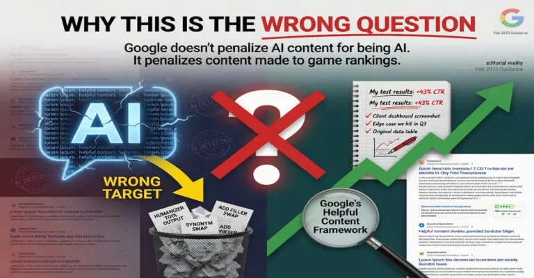 How to Make AI Content Undetectable (And Why That’s the Wrong Question)