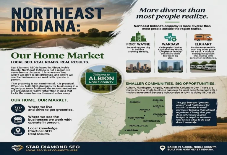 SEO Company Northeast Indiana: Fort Wayne, Warsaw, Elkhart