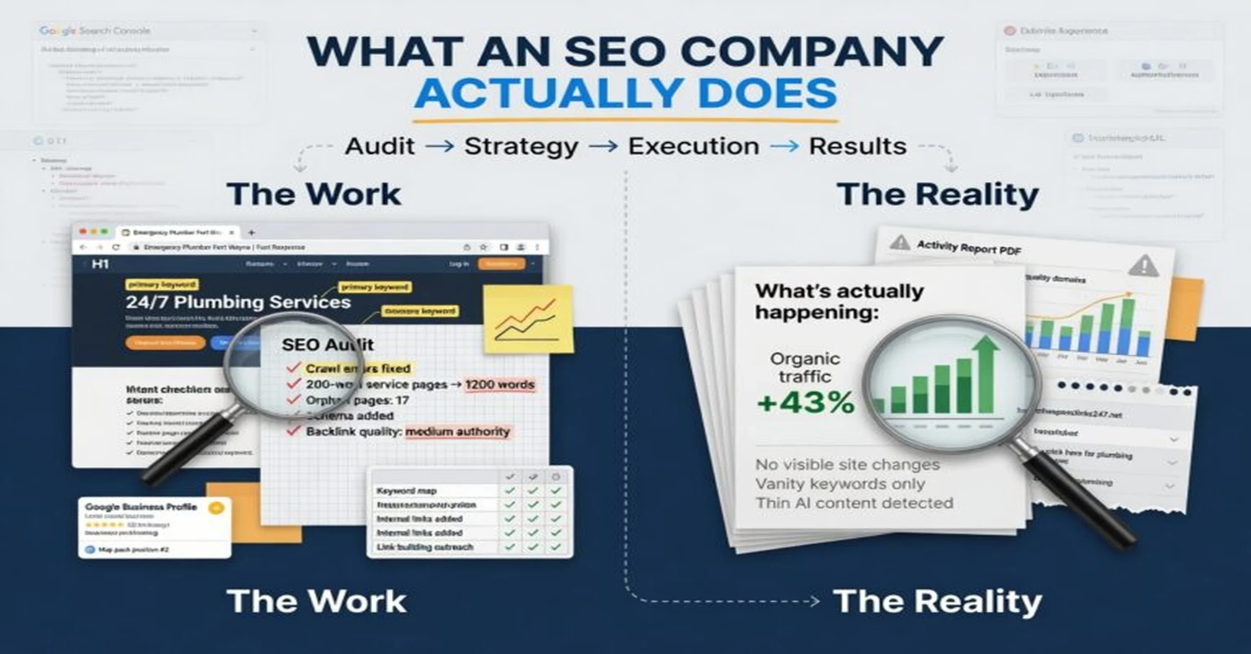 Image showing what an seo company actually do